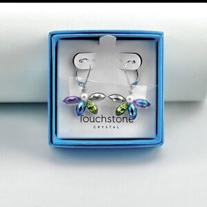 Shimmering Garden Earrings 
Touchstone Crystal by Swarovski